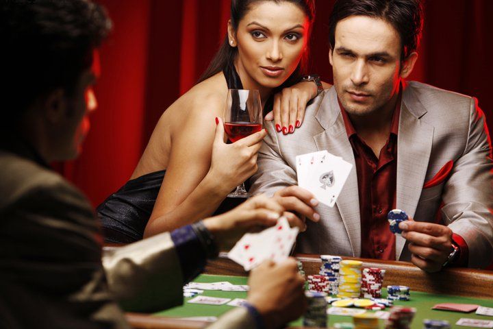 Live roulette table with dealer and players